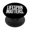 Longevity Science Biohacking Life Extension Anti-Ageing PopSockets Adhesive PopGrip