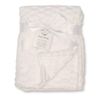 Baby Coral Fleece Wrap Blanket (White)