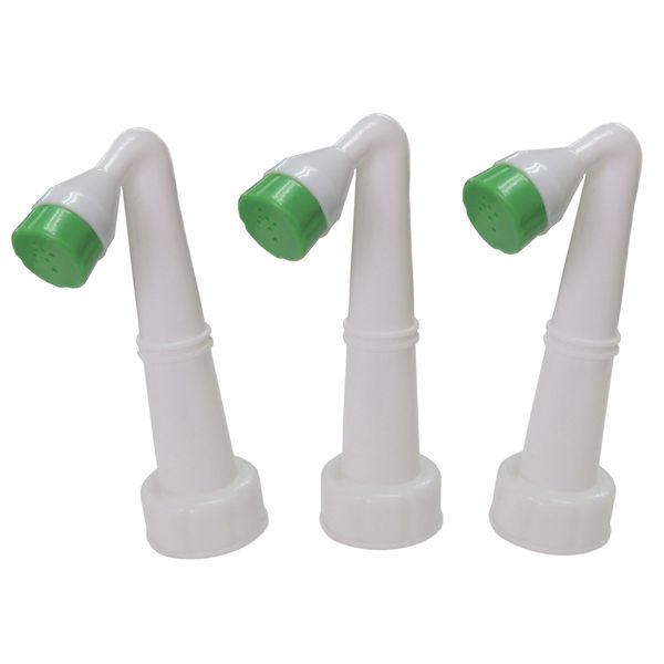 Plastic Bottle Shower Nozzles for Toilet Cleaning Set of 3