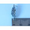 Easter Egg sterling silver 2D charm .925 x 1 Chocolate Eggs charms