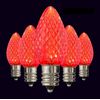 RED C7 LED Light BULB E12 Socket Candelabra Base Christmas NEW LED-C7-RED
