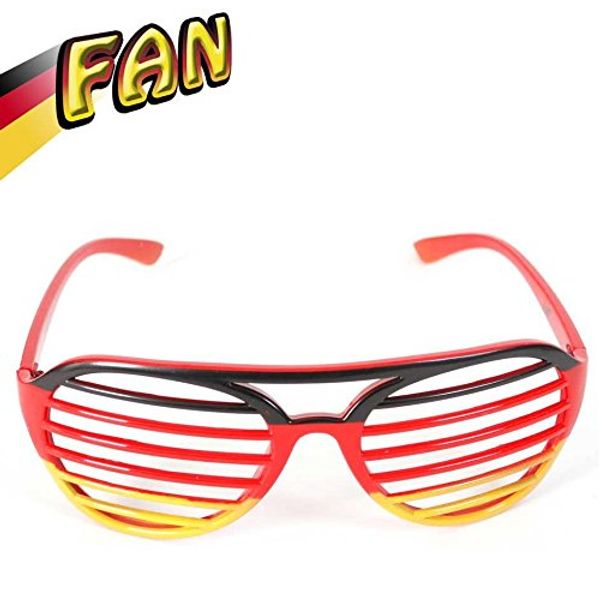 Gitter Brille Deutschland Fan WM 2016