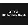 Special Listing for Rico. 2-18" Cornhole Decals