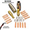 Silicon Bronze MIG Torch Consumable Kit - Compatible w/ Prospot Red Handle