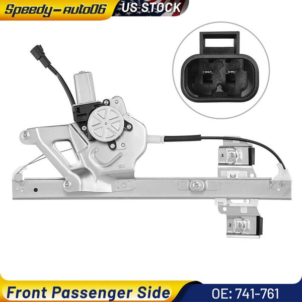 Front Right Power Window Regulator w/ Motor 741-761 For 2000-2005 Buick LeSabr