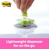 Bright Green Sign and Date Message Flags 200 Count Desk Grip Dispenser