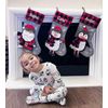 DIBSIES Personalized Enchanted Characters Christmas Stocking (Penguin)