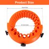 Drill Bit Sharpener, Angle Grinder Attachments Power Drill Bit Grinding Attachment Drill Sharpener for 2-13mm Bits,125mm Grinder Orange