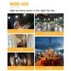 100FT Construction String Light 130W 16000Lm, 5000K Industrial Grade LED Stri...