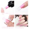 Annhua Nail Clips, 10 Pieces, Transparent Clips, Nail Arc Grooves, Plain, Non-Slip, Nail Extension Clip, Practice, Nail Fixing Clip, Nail Salon, Nail Clip, Professional, Beginners, Nail Tip Clip, Nail Supplies, Clips, Acrylic Nail Clips, Colorless