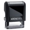 REVISED text on IDEAL 4911 Self-inking Rubber Stamp with BLUE INK