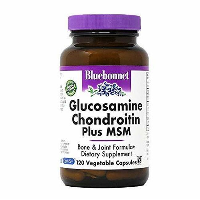 Bluebonnet Nutrition Glucosamine Chondroitin + MSM, 120ct