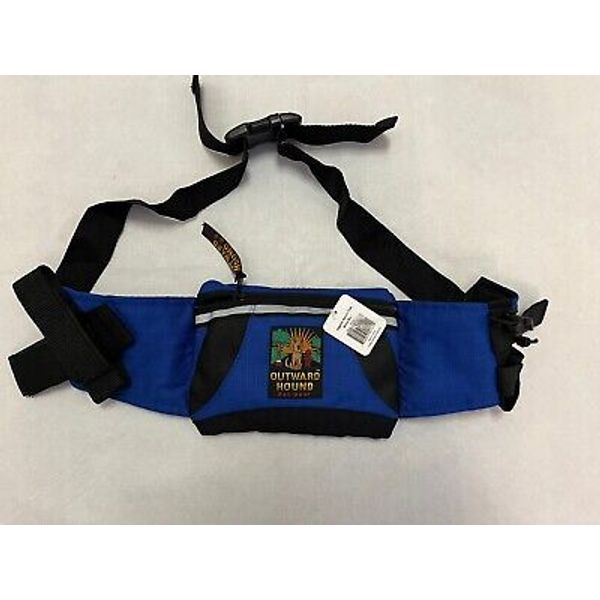 NWT! 2004 Outward Hound Pet Gear Blue Fanny Pack Bag #PL00144 Treat Bag Training