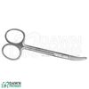 3 Pcs Shortbent Suture Stitch Scissors Curved 3.5" Medical Veterinary Set