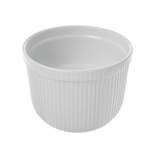 BIA Cordon Bleu White Porcelain 16 ounce Souffle Dish