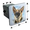 GRAPHICS & MORE German Shepherd Dog Selfie Tow Trailer Hitch Cover Plug Insert