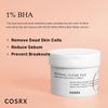 COSRX BHA Cleansing Pad, Facial Exfoliant-Soacked Pad for Blackheads, Whiteheads, Minimizing Englarged Pores, Prevent Breakouts, 70 Pads, Artificial Fragrance-Free, Parabens-Free, Korean Skincare