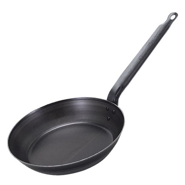 SS Iron Bottom Thick Frying Pan, 8.7 inches (22 cm)