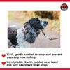 Mikki Dog, Puppy Harness - Walk-Ease Headcollar -Anti Pull No More Pulling, Tugging, Choking,Black,Medium