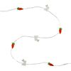 Lights4fun 20 Warm White LED Battery Easter Bunny & Carrot Micro Fairy Lights