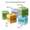 Learning Resources Ten Frame Dice (Set of 12), Purple