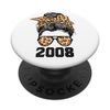 Limited Edition Leopard Messy Bun Awesome Since 2008 PopSockets Swappable PopGrip