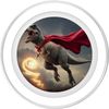 Superhero Dino: Dinosaur with Cape PopSockets PopGrip for MagSafe