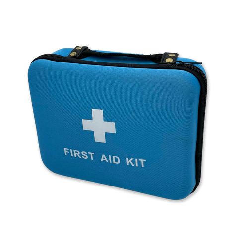 Rapid Care First Aid 160-Piece All-Purpose First Aid Kit for Home, Office & Car – Compact Color Coded Emergency Preparedness Kit with CPR Barrier, Emergency Blanket, Ice Pack & Other Essentials