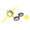 NPT Thread Maker Die Set, 3-Types 1/2'' 3/4'' 1'' PVC Tools Thread Maker Tools Kit for Plastic Round Pipes Tubes