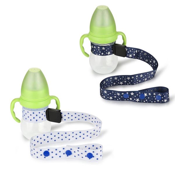 Accmor 2Pcs Sippy Cup Straps, Adjustable Strap for Sippy Cup,Sippy Cup Leashes, Baby Bottles Toys Sippy Cup Strap Holders for Stroller, High Chair, Car Seat