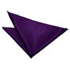 DQT New Plain Purple Handkerchief/Pocket Square