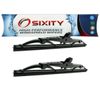 Sixity Auto S1 Front Windshield Wiper Blades compatible with Chevy S10 Blazer