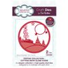 Creative Expressions - Festive Collection - Cottage Snow Globe Scene Die