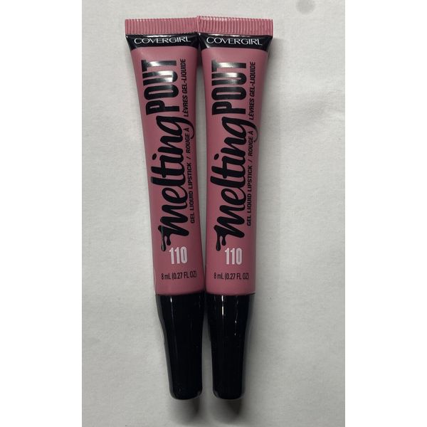 Covergirl Melting Pout Gel Liquid Lipstick #110 Evan-Gel-Ical (2 Pack) Sealed