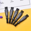 5 Pieces General Shaver Cleaning Brushes Replacement Double Ended Electric Shaver Razor Cleaning Brushes Black