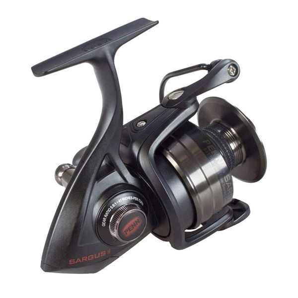 Penn Sargus II 2000 Spin Reel Box, schwarz, S