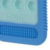 Nuby Giggle Bytes Soft Blue Cellphone Teether Toy for Babies 3 Months and Up