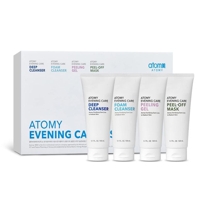 gadi place ATOMY Evening Care 4 Set/DEEP CLEANSER/FOAM CLEANSER/PEELING GEL/PEEL-OFF MASK