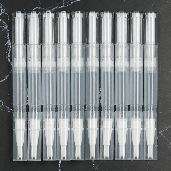 Cuticle oil pen container empty bottle 3ml 10pcs set foundation pen type empty bottle with brush