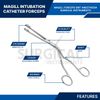 Magill Forceps EMT Anesthesia Surgical Instruments 8" German Grade