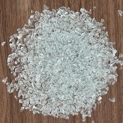 Clear Crushed Glass for Resin- 3-6mm Broken Glass Pieces for Craft - 1.5lb for Resin Art Vase Filler,Fire Pit,Garden Decor,Succulents, Candle Holder Filler (1.5, Pounds)