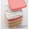 T-WORLD 4073 Stackable Picnic Case, Square Shape, 3 Tiers, Pink, S, Colors