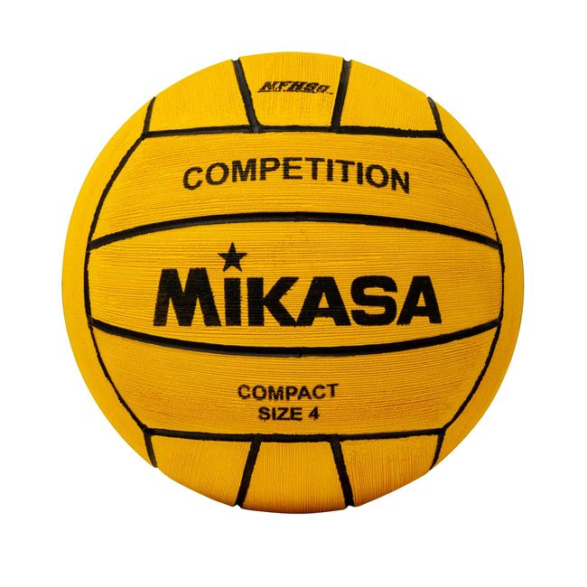 W5009 - Mikasa Sports Competition Women's Water Polo Ball , Yellow, Size 4