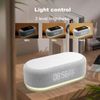Wireless Charger With Alarm Clock Night Light Thermometer For iPhone 16 Samsung