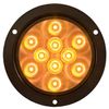 Optronics STL42ABP Amber Lens 4" Round Sealed LED Light with Mounting Flange