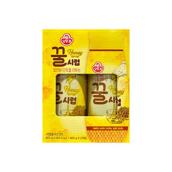 Ottogi Honey Syrup 400g x 2 packs