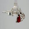 BALTIC AMBER, Cognac / Brown, Ladybug, Post EARRINGS, 925 STERLING SILVER #5011e