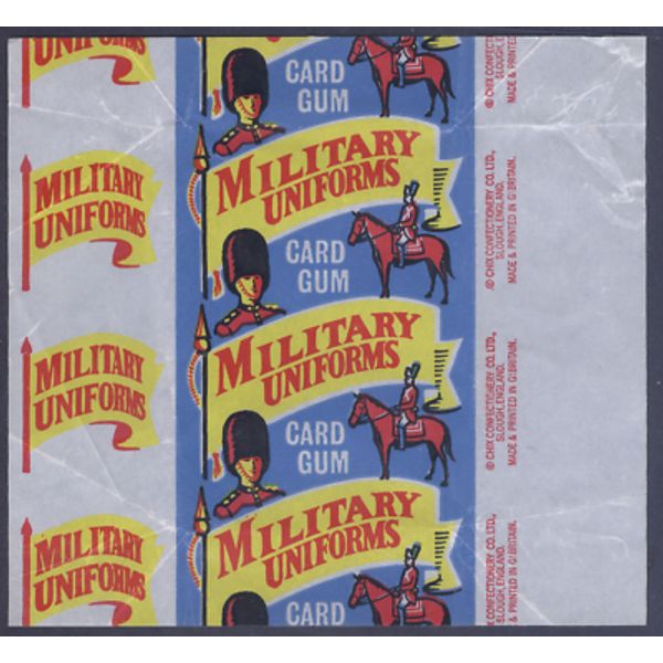 P6920. 1970 Military Uniforms England Wrapper