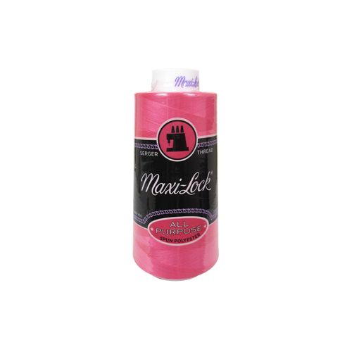 American & Efird Maxi Lock 3000yd Neon Pink Thread Spool