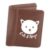 Flox Creative Mens Brown Wallet Cats and Naps